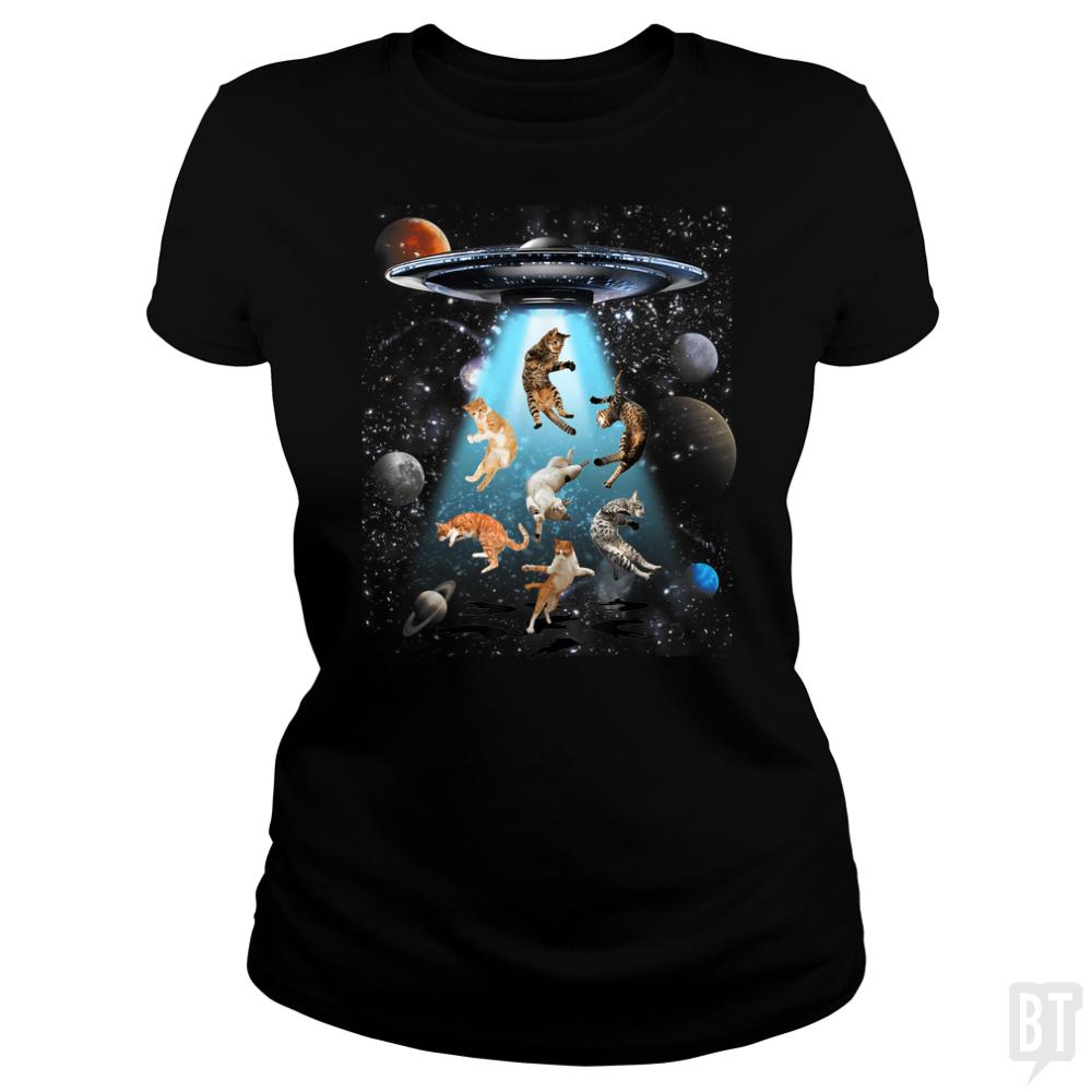 Galaxy Cat Shirt Hoodie, Sweatshirt | CoreVibeTees.com (Image 4)