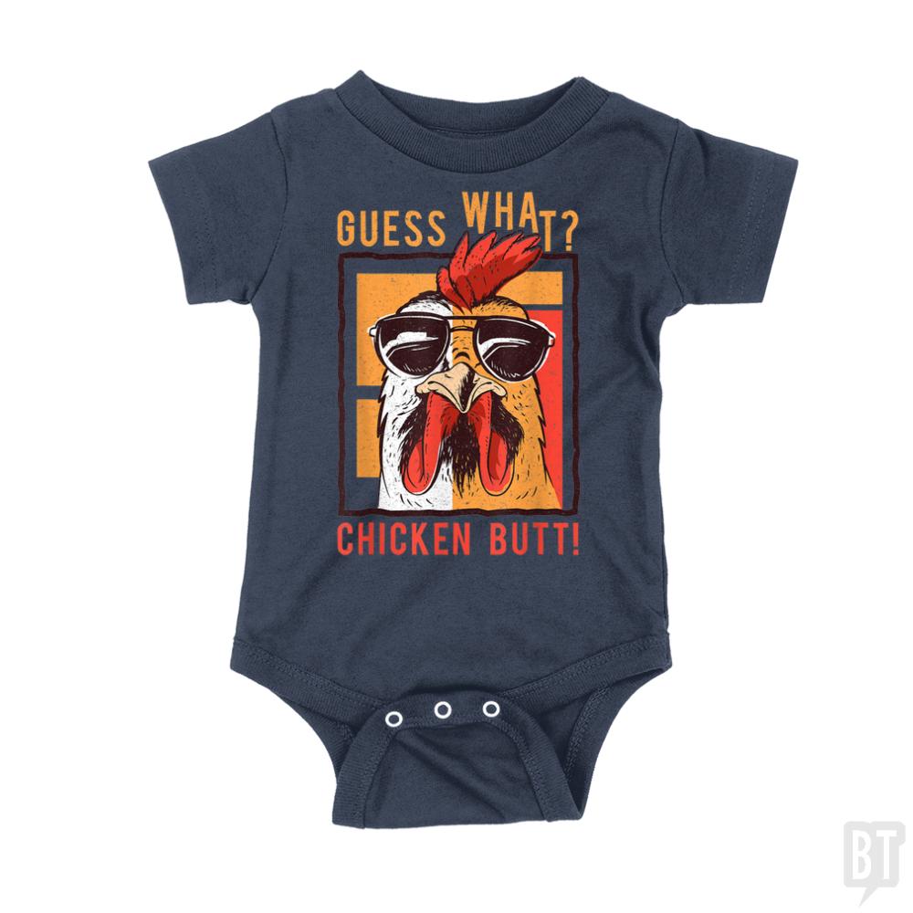 Guess What Chicken Butt Kids Shirt Hoodie, Sweatshirt | CoreVibeTees.com (Image 2)