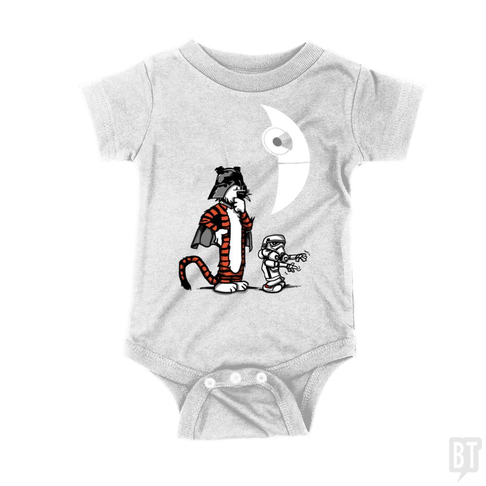DARTH HOBBES AND CALVIN TROOPER Kids Shirt Hoodie, Sweatshirt | CoreVibeTees.com (Image 2)