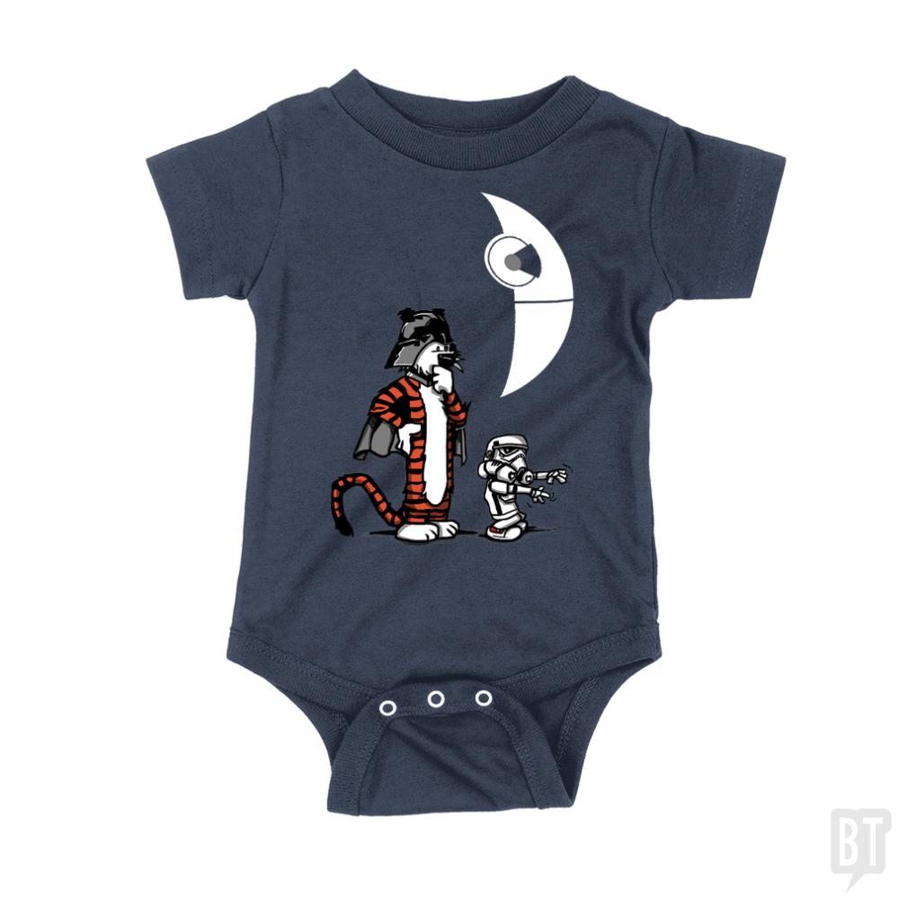 DARTH HOBBES AND CALVIN TROOPER Kids Shirt Hoodie, Sweatshirt | CoreVibeTees.com (Image 3)