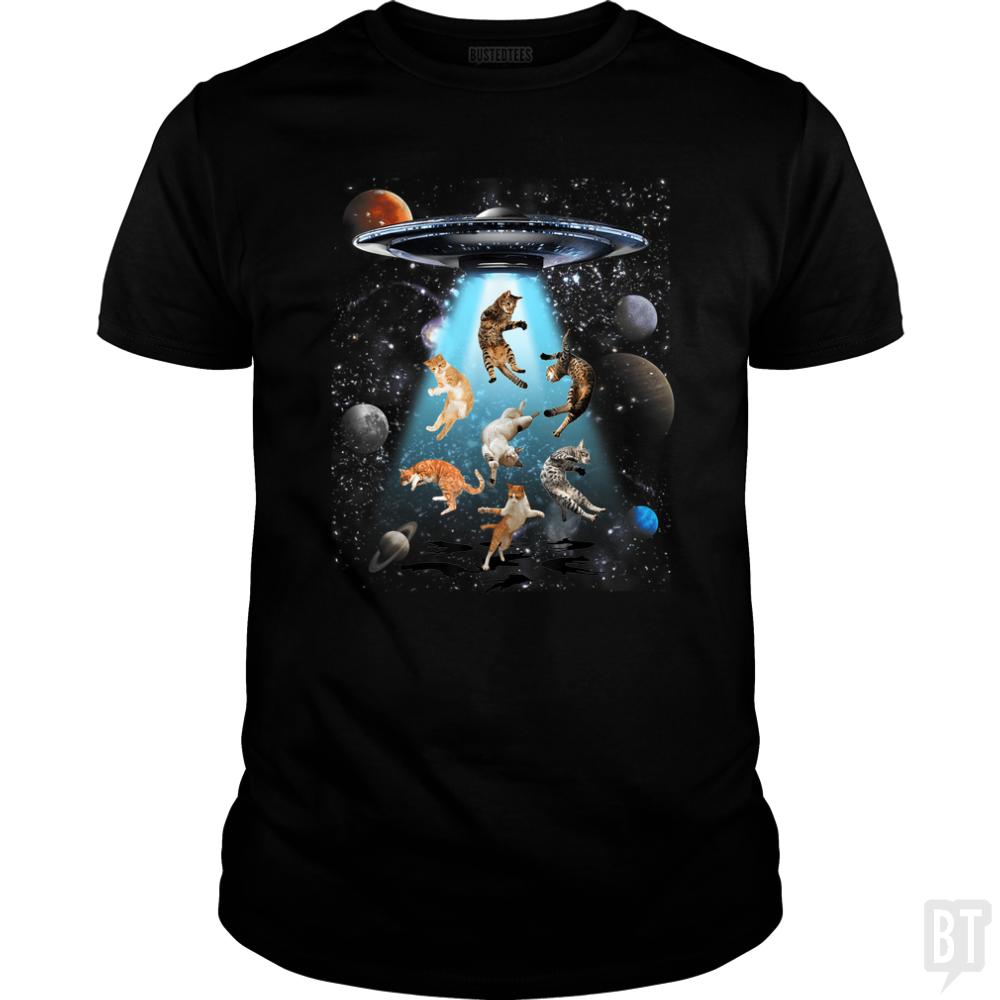 Galaxy Cat Shirt Hoodie, Sweatshirt | CoreVibeTees.com (Image 2)