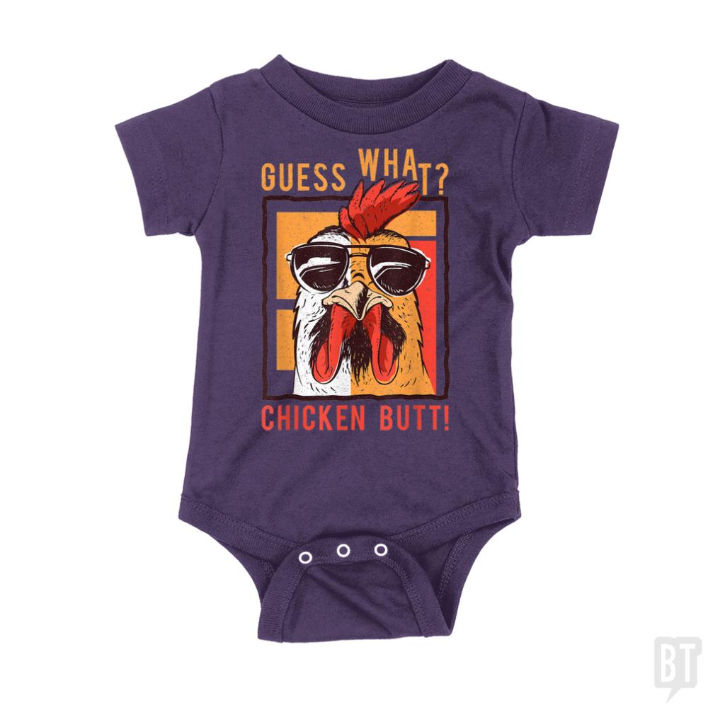 Guess What Chicken Butt Kids Shirt Hoodie, Sweatshirt | CoreVibeTees.com (Image 3)