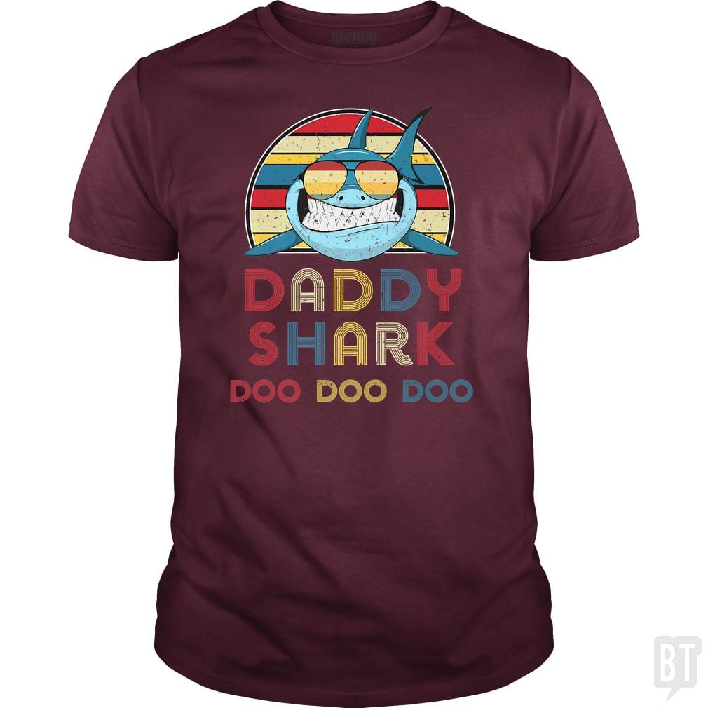 Daddy Sharks Tshirt Hoodie, Sweatshirt | CoreVibeTees.com (Image 3)