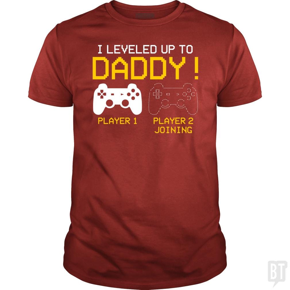 I Leveled Up To Daddy T-shirt New Gamer Dad Gifts Hoodie, Sweatshirt | CoreVibeTees.com (Image 5)