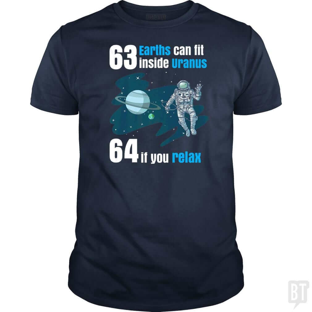 63 Earths Can Fit Inside Uranus T Shirt Funny Plan Hoodie, Sweatshirt | CoreVibeTees.com (Image 5)