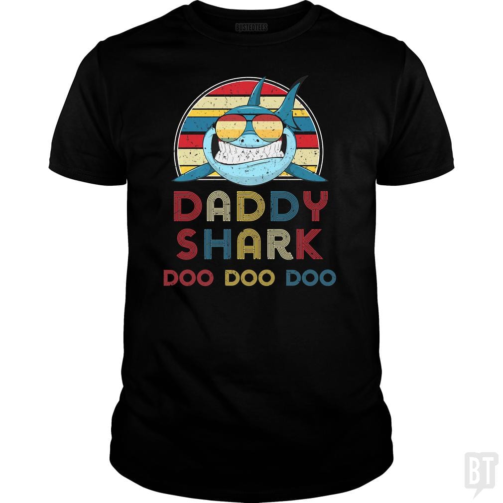 Daddy Sharks Tshirt Hoodie, Sweatshirt | CoreVibeTees.com (Image 2)