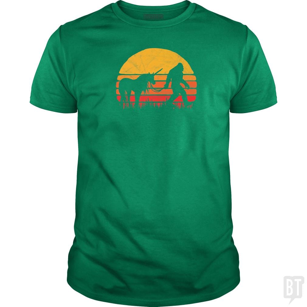 Funny Bigfoot Sasquatch and Unicorn Shirt Hoodie, Sweatshirt | CoreVibeTees.com (Image 4)