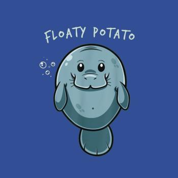 Floaty Potato Funny Manatee Sea Animal Manatees Po T-Shirts, Hoodie, Sweatshirt | CoreVibeTees.com (Image 1)