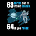 63 Earths Can Fit Inside Uranus T Shirt Funny Plan Hoodie, Sweatshirt | CoreVibeTees.com (Image 1)