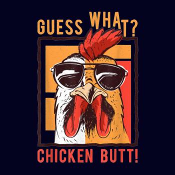Guess What Chicken Butt Kids Shirt Hoodie, Sweatshirt | CoreVibeTees.com (Image 1)