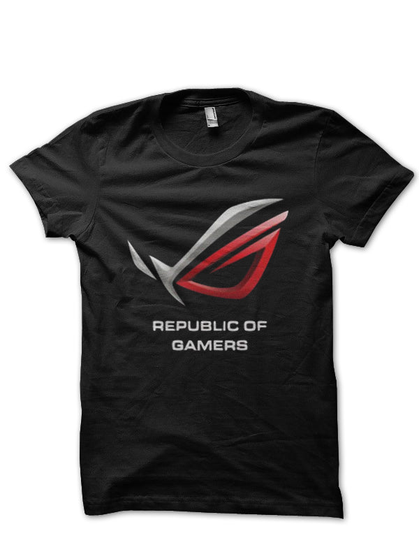 Republic Of Gamers Black T-Shirt Hoodie, Sweatshirt | CoreVibeTees.com