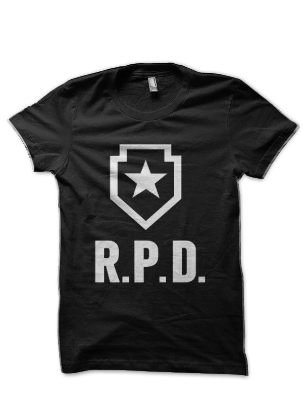 RPD â€“ Resident Evil 2 Black T-Shirt Hoodie, Sweatshirt | CoreVibeTees.com