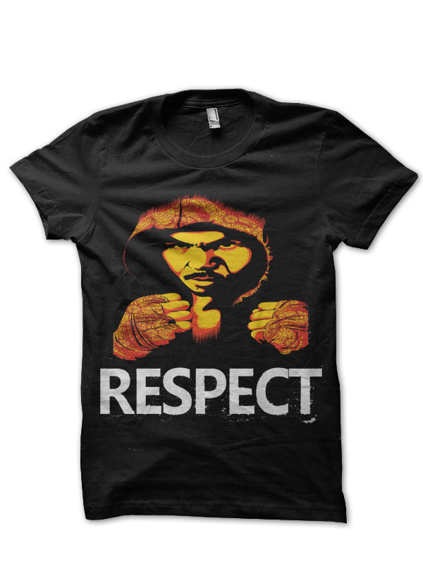 Respect Boxing Black T-Shirt Hoodie, Sweatshirt | CoreVibeTees.com