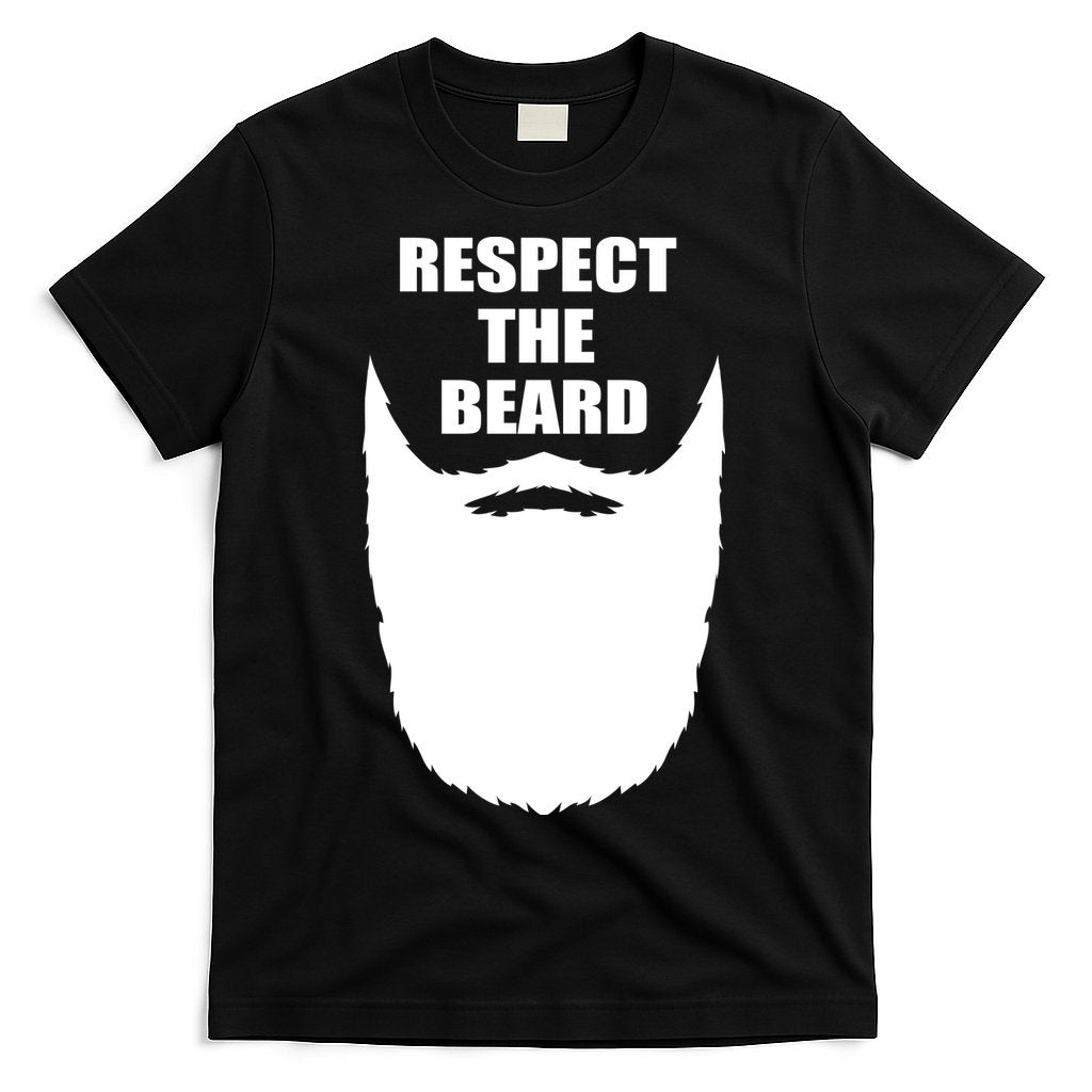 Respect The Beard Funny Bearded T-Shirt Hoodie, Sweatshirt | CoreVibeTees.com
