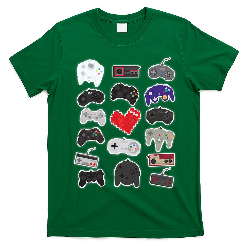 Retro Pixel Remote Love T-Shirt Hoodie, Sweatshirt | CoreVibeTees.com