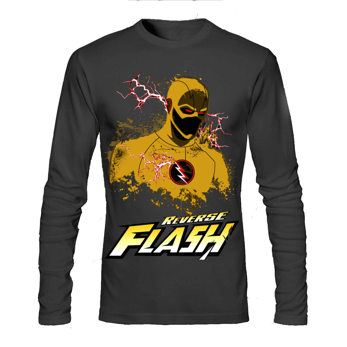 Reverse Flash Black Full Sleeve T-Shirt Hoodie, Sweatshirt | CoreVibeTees.com