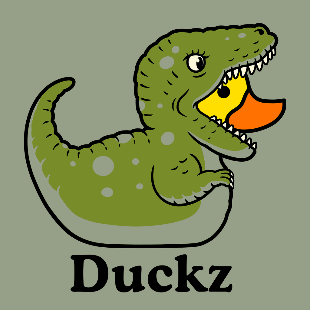 Dino Duck (Adult Short Sleeve T-Shirt) Hoodie, Sweatshirt | CoreVibeTees.com (Image 3)