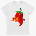 Red Hot Chilli Pepper With Flame T-Shirt Hoodie, Sweatshirt | CoreVibeTees.com