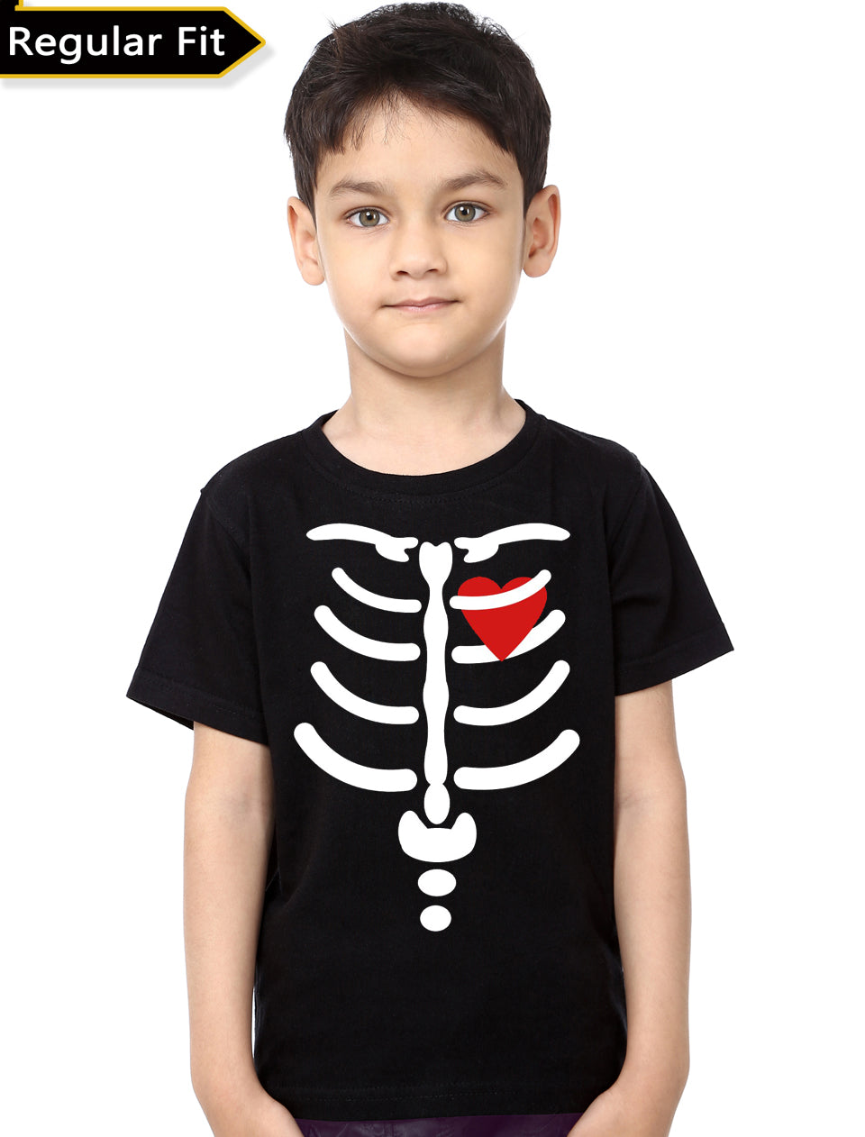 Rib With Heart Kids Black T-Shirt Hoodie, Sweatshirt | CoreVibeTees.com