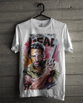 Rick Walking White T-Shirt Hoodie, Sweatshirt | CoreVibeTees.com
