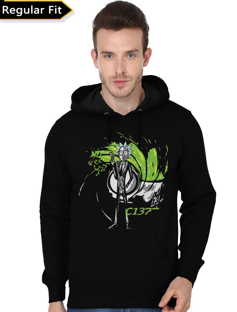 Rick C-137 Black Hoodie T-Shirts, Sweatshirt | CoreVibeTees.com