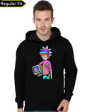 Vaporwave Rick Black Hoodie T-Shirts, Sweatshirt | CoreVibeTees.com