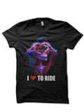 I Love To Ride Half Sleeve T-Shirt Hoodie, Sweatshirt | CoreVibeTees.com