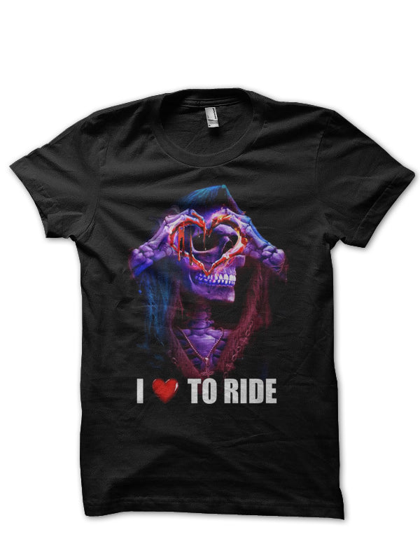 I Love To Ride Half Sleeve T-Shirt Hoodie, Sweatshirt | CoreVibeTees.com