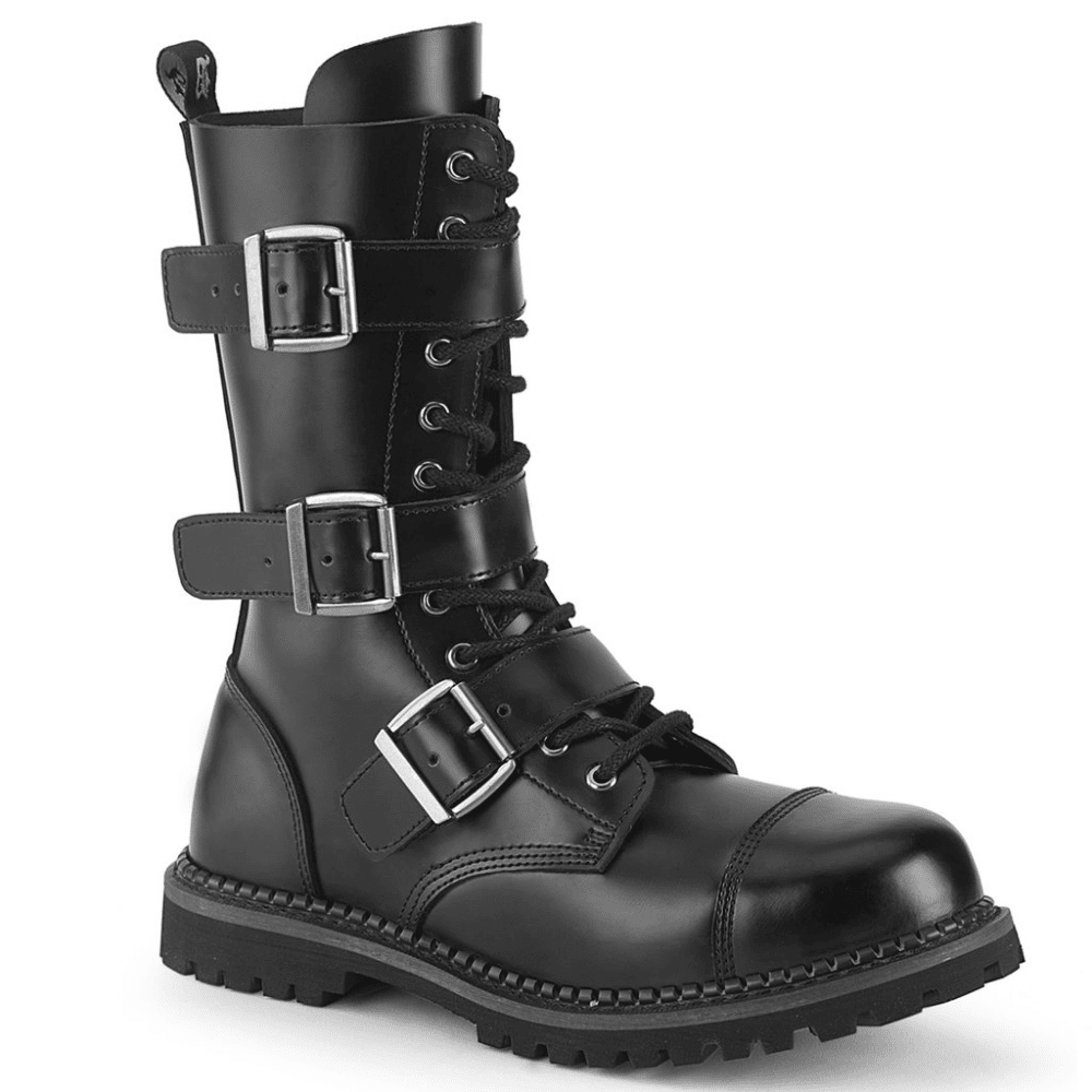 Demonia Steel Toe Combat Boot Riot-12 T-Shirts, Hoodie, Sweatshirt | CoreVibeTees.com (Image 1)