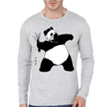 Riot Panda Grey Full Sleeve Tee Hoodie, Sweatshirt | CoreVibeTees.com