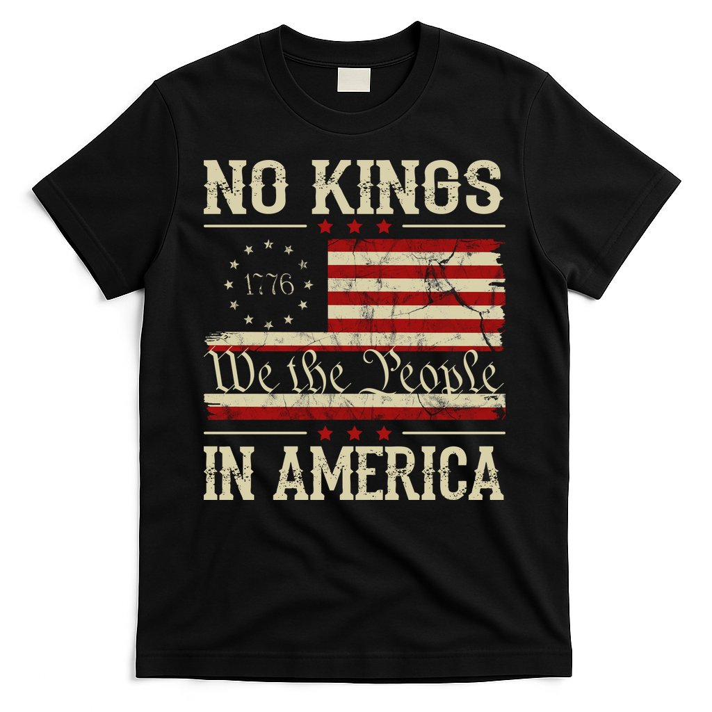 Retro June 14th No Kings In America 1776 USA Flag T-Shirt Hoodie, Sweatshirt | CoreVibeTees.com