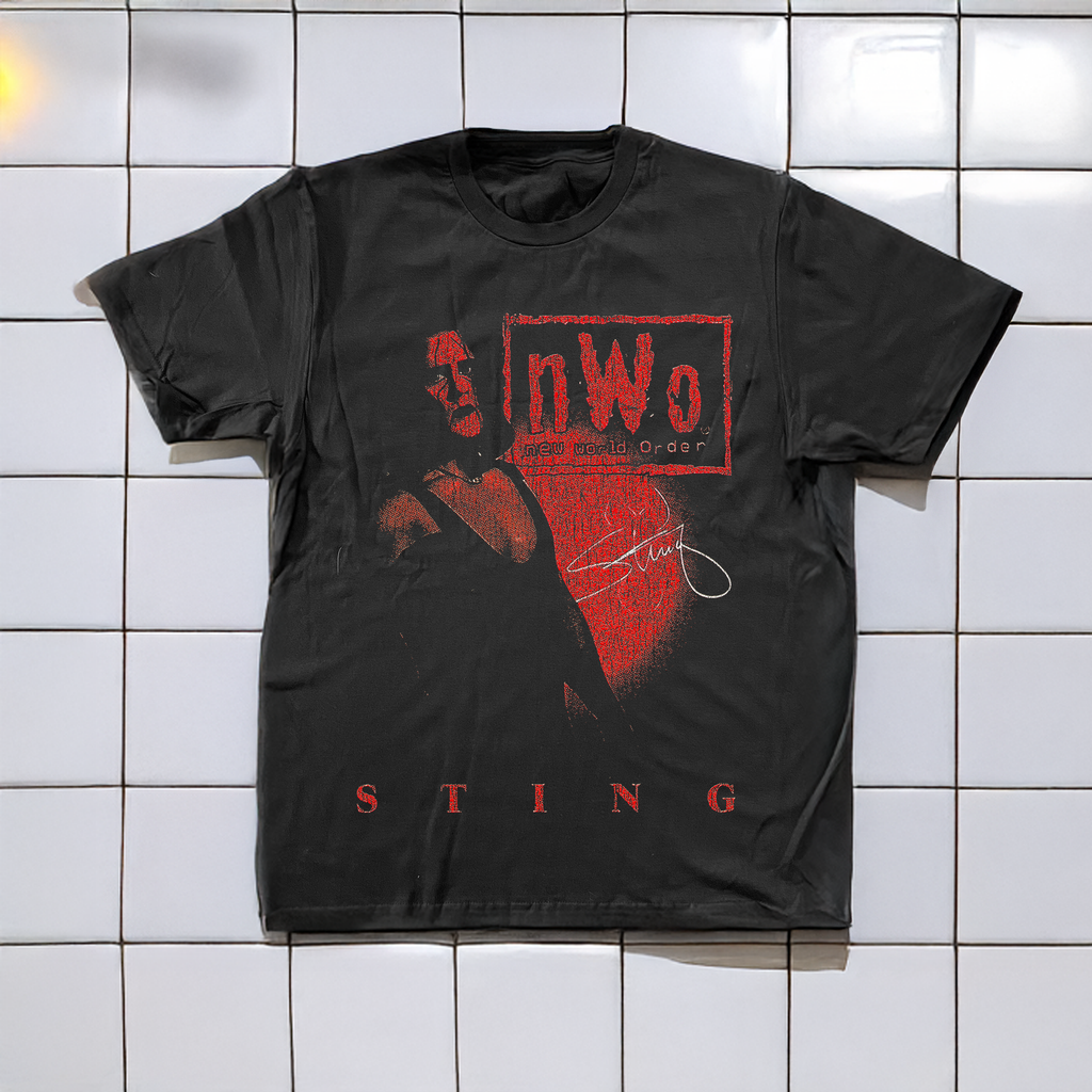 90'S STING NWO BLACK WASHED T-SHIRT Hoodie, Sweatshirt | CoreVibeTees.com (Image 1)