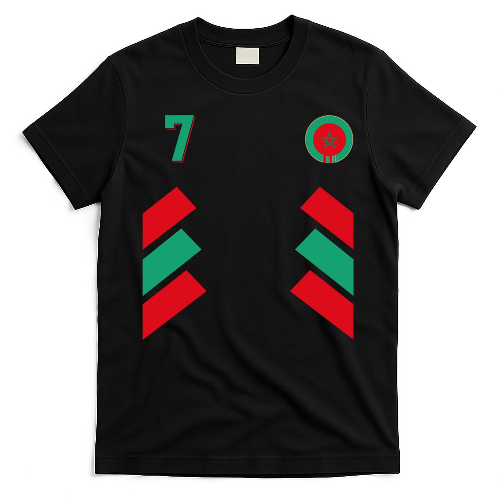 Retro7 Moroccan Football Morocco Soccer Morocco Flag Pullover Hoodie T-Shirt Sweatshirt | CoreVibeTees.com