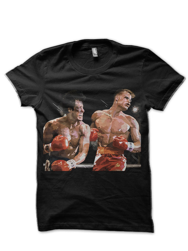 Drago Vs Rocky Black T-Shirt Hoodie, Sweatshirt | CoreVibeTees.com