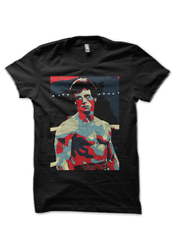 Rocky Balboa Black T-Shirt Style002 Hoodie, Sweatshirt | CoreVibeTees.com
