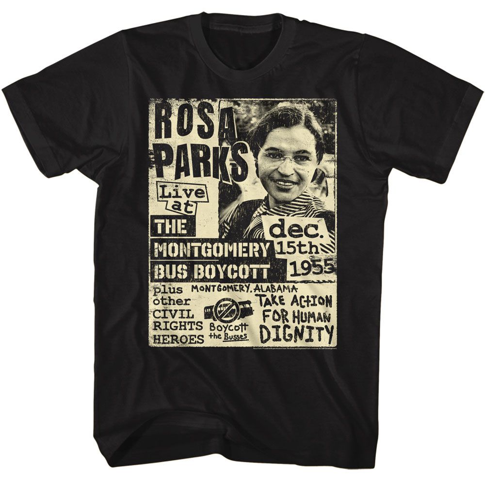 Rosa Parks - Rosa Bus Boycott Flyer T-Shirt Hoodie, Sweatshirt | CoreVibeTees.com