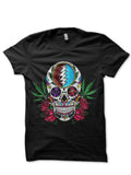 Grateful Dead Skull Black T-Shirt Hoodie, Sweatshirt | CoreVibeTees.com