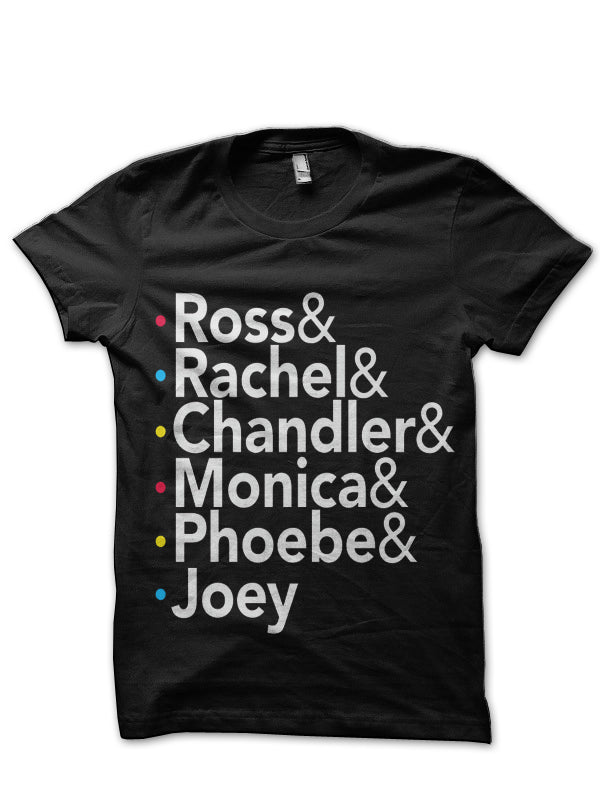 Friends Tv Show Black T-Shirt Hoodie, Sweatshirt | CoreVibeTees.com