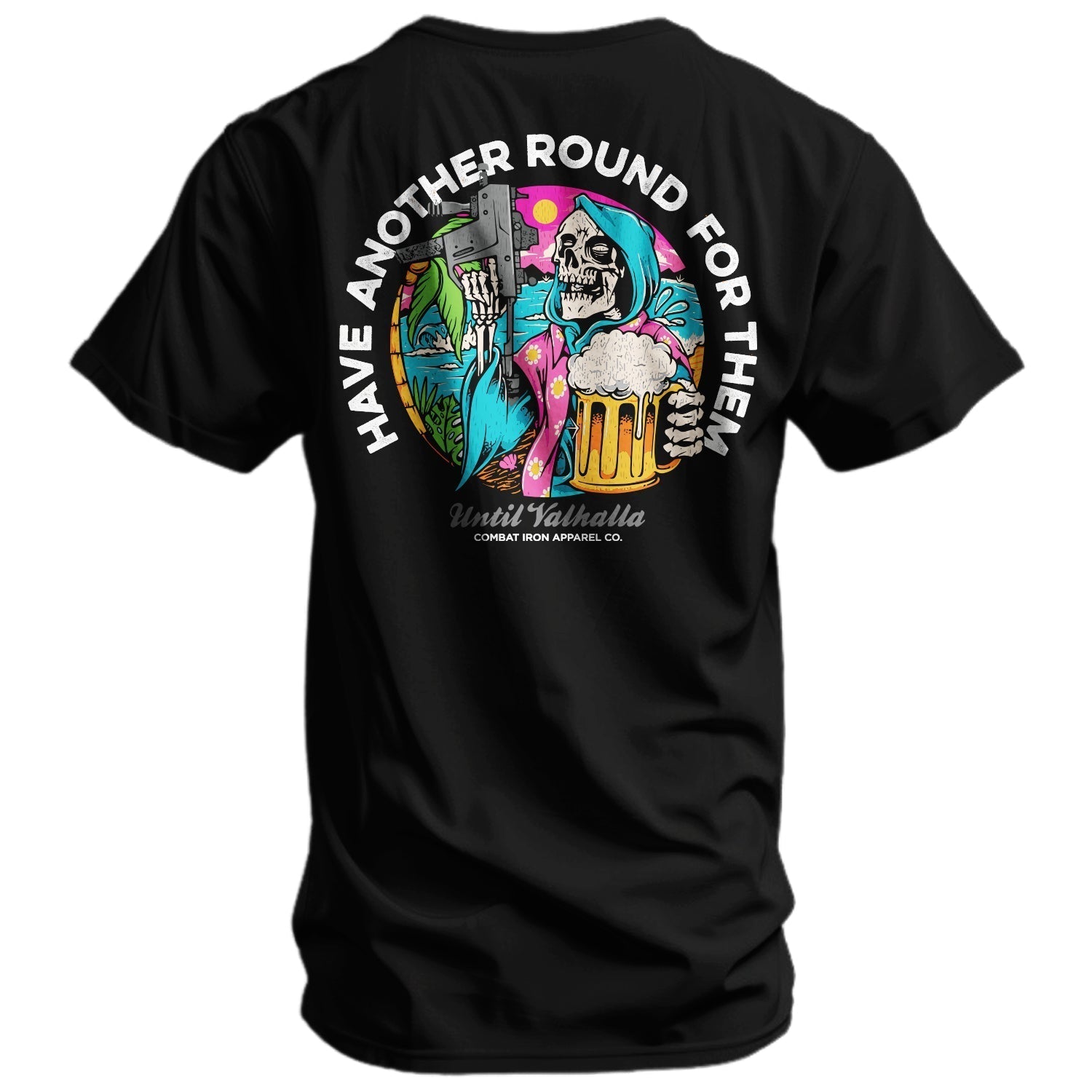 Have Another Round For Them - Until Valhalla Men's T-Shirt Hoodie, Sweatshirt | CoreVibeTees.com (Image 1)