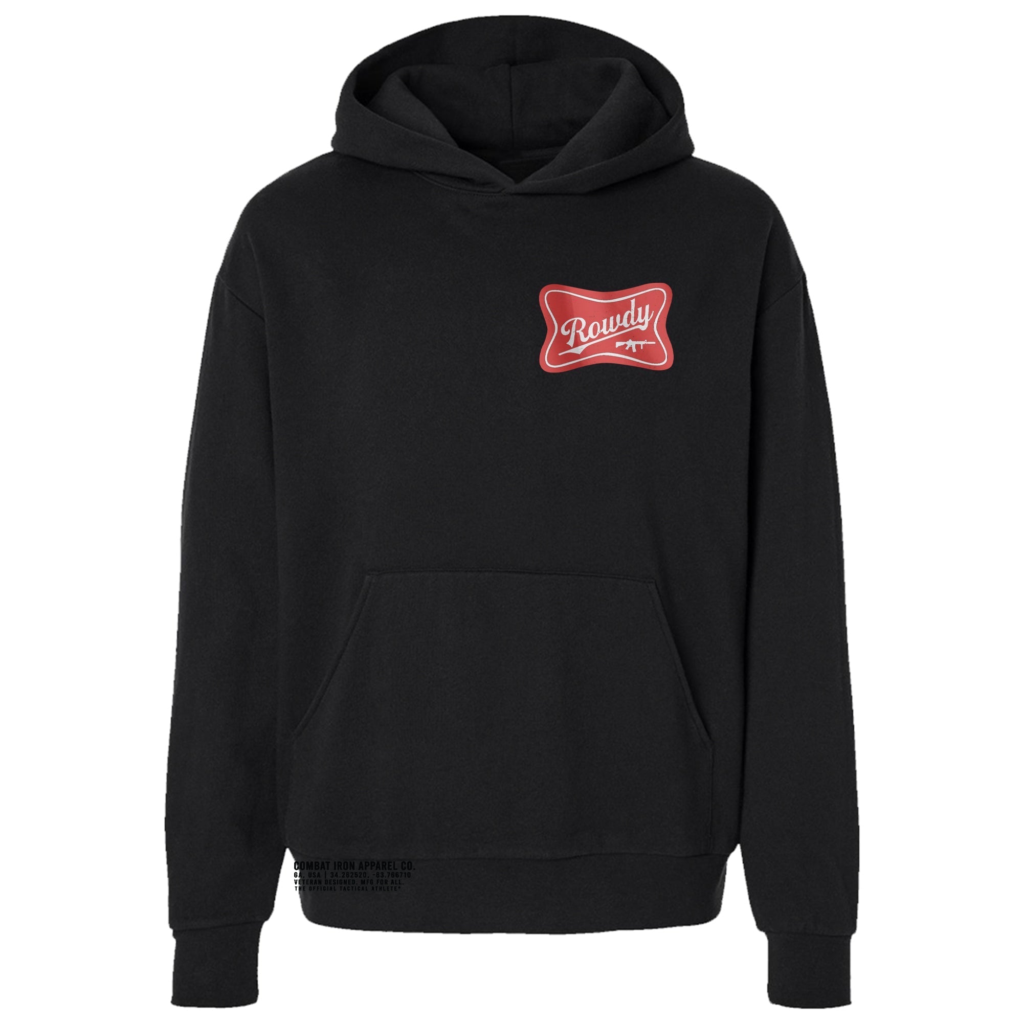 Rowdy Beer Logo Fleece Lined Hoodies T-Shirts, Sweatshirt | CoreVibeTees.com (Image 2)