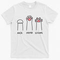 Rock Paper Scissors Cat Paws T-Shirt Hoodie, Sweatshirt | CoreVibeTees.com