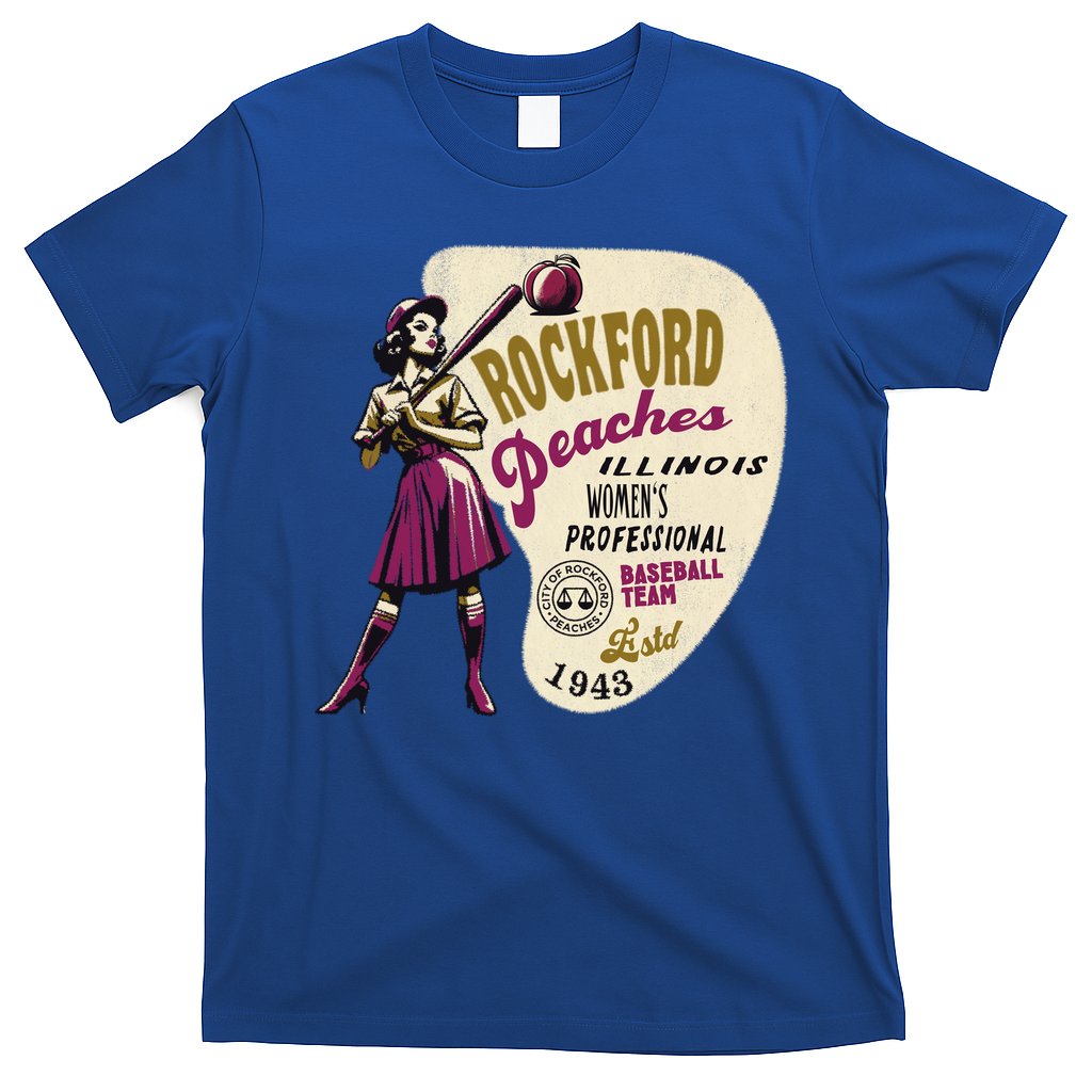 Rockford Peaches Women Professional Baseball Team T-Shirt Hoodie, Sweatshirt | CoreVibeTees.com