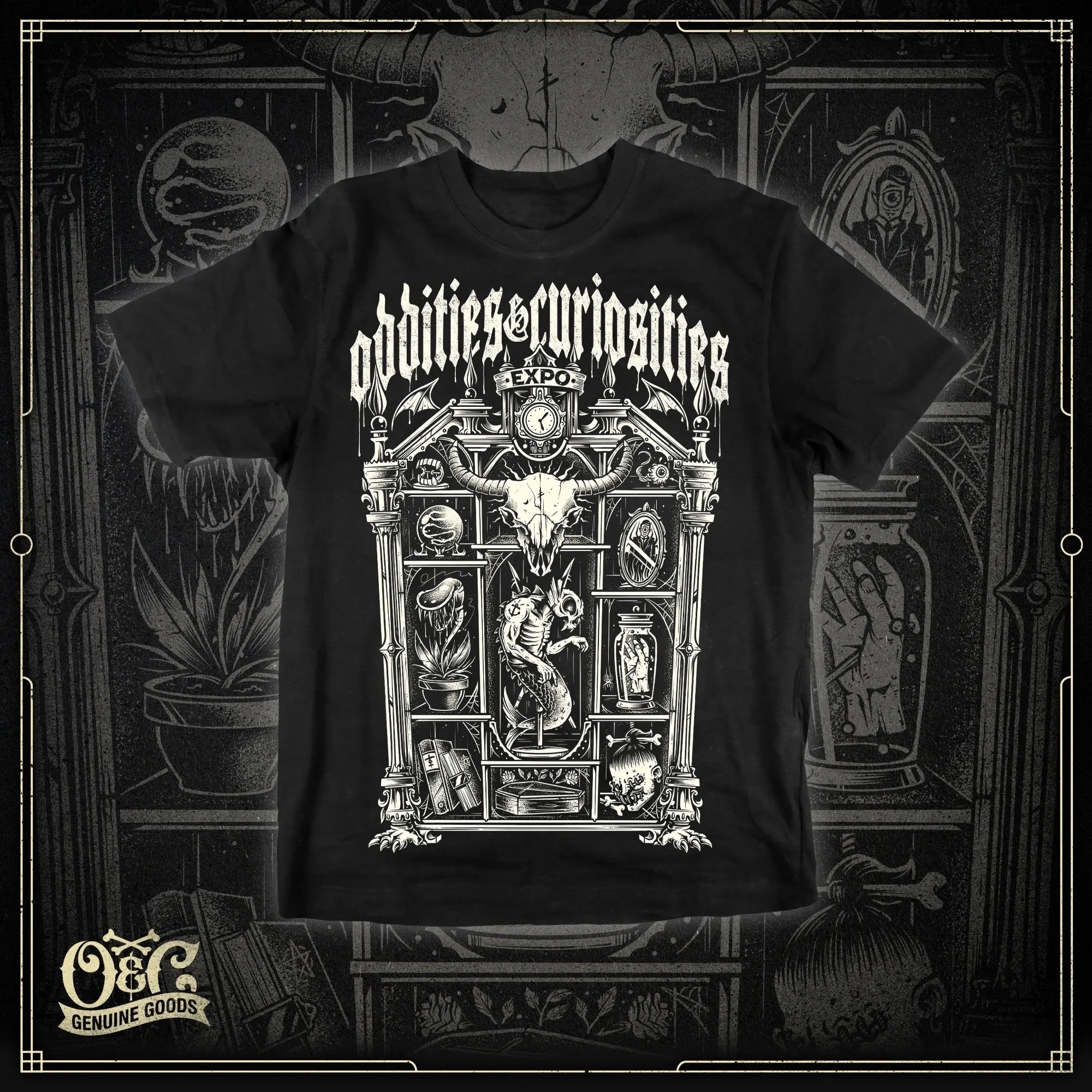 Curio Cabinet T-Shirt (Black) Hoodie, Sweatshirt | CoreVibeTees.com