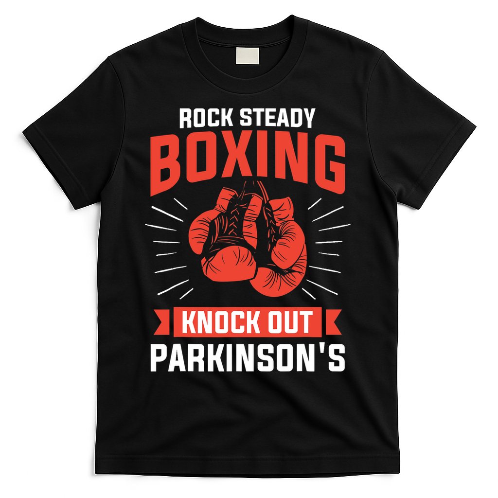 Rock Steady Boxing Knock Out Parkinson's Boxer T-Shirt Hoodie, Sweatshirt | CoreVibeTees.com