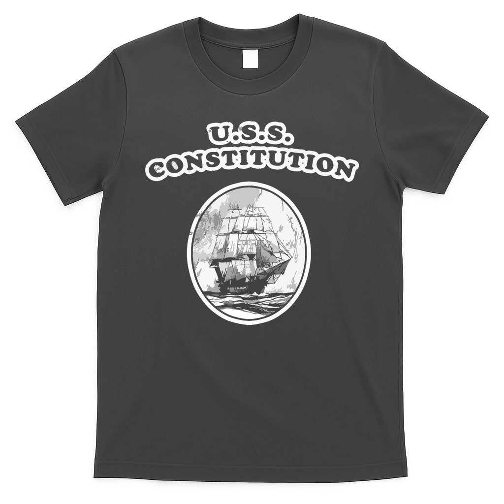 Retro USS Constitution By Turbo Volcano T-Shirt Hoodie, Sweatshirt | CoreVibeTees.com