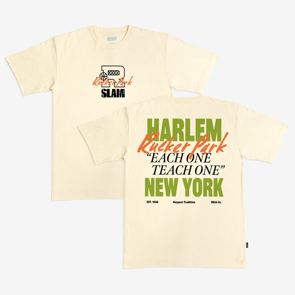 Rucker Park x SLAM 'Each One, Teach One' Heavy Tee Hoodie, Sweatshirt | CoreVibeTees.com (Image 2)