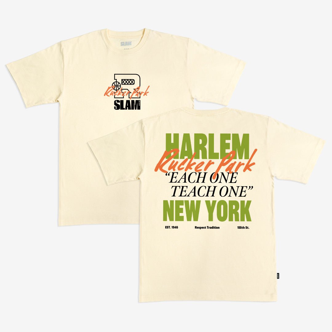Rucker Park x SLAM 'Each One, Teach One' Heavy Tee Hoodie, Sweatshirt | CoreVibeTees.com (Image 2)