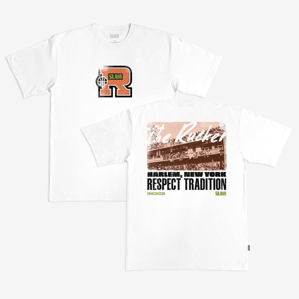 Rucker Park x SLAM Respect Tradition Heavy Tee Hoodie, Sweatshirt | CoreVibeTees.com (Image 2)
