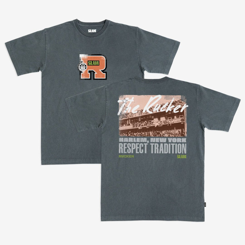 Rucker Park x SLAM Respect Tradition Heavy Tee Hoodie, Sweatshirt | CoreVibeTees.com (Image 1)