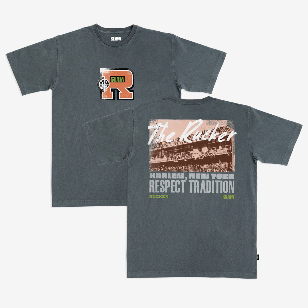 Rucker Park x SLAM Respect Tradition Heavy Tee Hoodie, Sweatshirt | CoreVibeTees.com (Image 1)